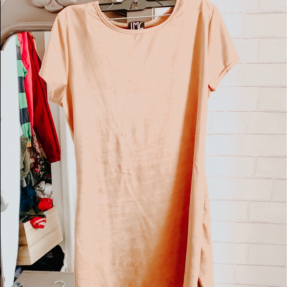 body on suede dress